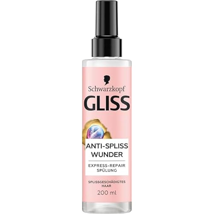 Gliss CONDITIONER ANTI-SPLIT END MIRACLE (200 ML), CONDITIONER REPAIRS DAMAGED HAIR FIBRES, FOR LONG-LASTING SPLIT ENDS SEALING, WITH HEAT PROTECTION UP TO 230 Â°C - Image 2